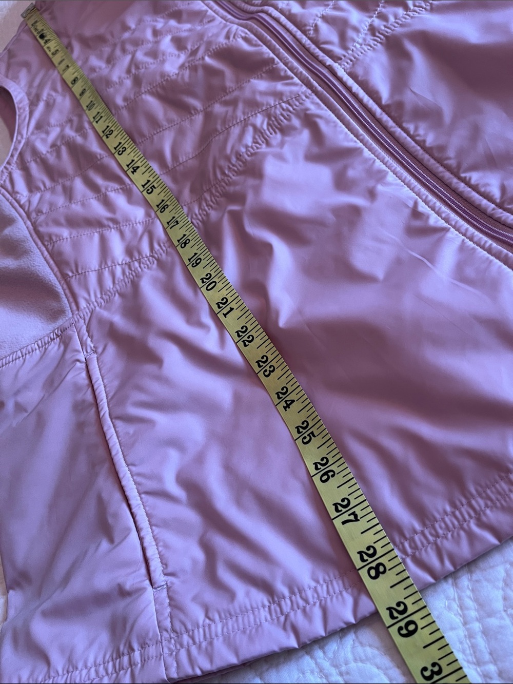 NWT Columbia Quilted Fleece Panel Vest Women's 3X Pink UPF Active Outdoors Gift - Picture 11 of 13